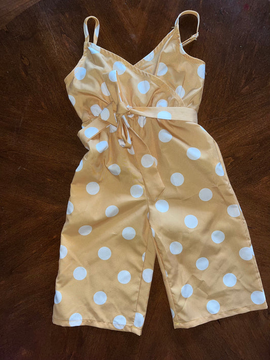 Polka dot romper