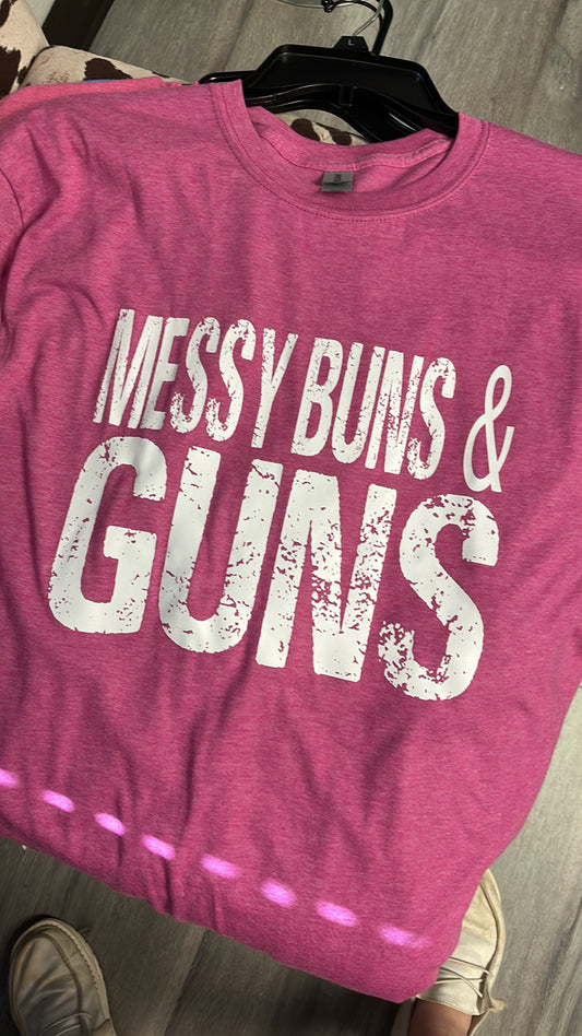 Messy buns and guns